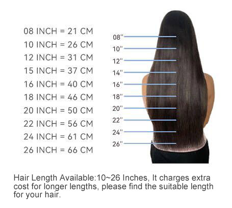 choose length of hair extensions